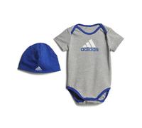 adidas Baby Strampler I GIFT SET IJ8877 104 MGREYH/SELUBL