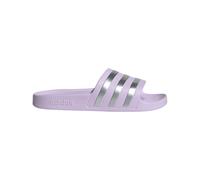 adidas Badeschuhe Adilette Aqua 3-Streifen #24 (Cloudfoam Fußbett, vorgeformter EVA-Riemen) violett - 1 Paar, Größe Euro (US) 39 (7)