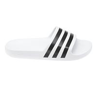 adidas Unisex Adilette Aqua Slides, Cloud White / Core Black / Cloud White, 40.5 EU