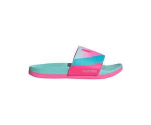 adidas Badeschuhe Adilette Comfort Messi mint/pink Kinder - 1 Paar, Größe Euro (US) 28 (10,5)