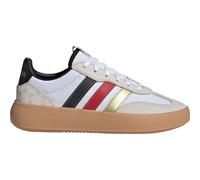 Sneaker ADIDAS SPORTSWEAR "BARREDA DECODE J", Mädchen, Gr. 38,5, cloud weiß, core schwarz, gold metallic, Leder, Textil, Schuhe Sneaker, World Cup Nations Pack, für Kinder & Jugendliche (88409705-38,5