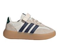 Sneaker ADIDAS SPORTSWEAR "BARREDA DECODE KIDS", Mädchen, Gr. 35, beige (sanftes weiß, collegiate navy, collegiate grün), Leder, Textil, Schuhe Sneaker, inspiriert vom Design des Handball Spezial, für