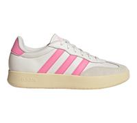 Sneaker ADIDAS SPORTSWEAR "BARREDA", Damen, Gr. 37, core weiß, bliss pink, orbit grau, Leder, Synthetik, Schuhe Sneaker, inspiriert vom Design des adidas handball spezial (26616652-37) core weiß, blis