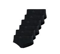 Adidas Herren-Slip 2er-Pack Low-Rise Active Flex Cotton 3 Stripes Schwarz S