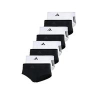 adidas Basic Brief Men Herren Unterhose Slip Unterwäsche 8er Pack, Farbe:White/Black, Bekleidungsgröße:XXL