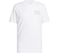 adidas Basketball Graphic T-Shirt Herren JV8302 - white/black L