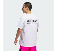 adidas Basketball Graphic T-Shirt White / Black XL