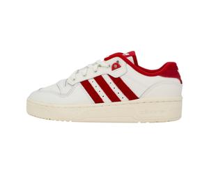 Adidas Basketball Rivalry Low Schuhe Leder Sneaker - Rot / 46