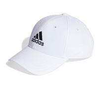 adidas Cotton Twill Baseball Cap Herren 001A - white/black OSFY