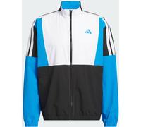 ADIDAS BEYOND TWISTWEAVE FULL-ZIP WINDBREAKER (P4915) 2XL Black / White