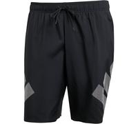 Badeshorts ADIDAS PERFORMANCE "BB SH 8IN", Herren, Gr. S, N-Gr, schwarz-weiß (schwarz, weiß), Obermaterial: 100% Polyester, sportlich, Badehosen (81884452-S) schwarz, weiß