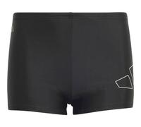 adidas - Kid's Big Bars Boxer - Badehose, Gr. 164, schwarz/grau (Black)