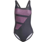 Adidas Big Bars Graphic Badeanzug Damen Badeanzug, grau 38