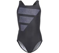 Adidas Big Bars Swimsuit Grau 7-8 Years Mädchen (Herstellerartikelnummer: IC4723/128)