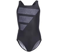 Adidas Big Bars Swimsuit Grau 7-8 Years Mädchen (Herstellerartikelnummer: IC4723/128)