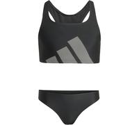 adidas Mädchen Big Logo C-Back Bikini Set, Black, 14-15 Years