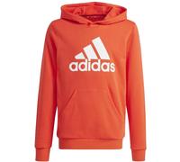 Adidas Big Logo Essentials Cotton Hoodie Kinder Kapuzensweater, rot 140