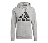 Adidas Essentials Big Logo Kapuzenpullover L Medium Grey Heather / Black (Herstellerartikelnummer: GK9541/L)