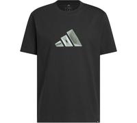 adidas BL 3-BAR TEE M Herren-T-Shirt, schwarz, größe XXL 2XL