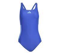 adidas BLD SWIMSUIT 3Streifen sportlicher Damen Badeanzug blau/weiß, 36