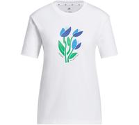 BLOOM AT YOUR OWN PACE GRAFIK T-SHIRT White S
