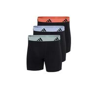 Boxershorts ADIDAS ORIGINALS "Boxershort Boxer Briefs Active Flex Cotton 3er Pack", Herren, Gr. M, bunt (schwarz, blau, rot), Obermaterial: 95% Baumwolle CO. 5% Elasthan EL., Unterhosen (44157519-M) s