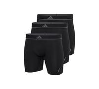 Adidas Boxershorts Active Micro Flex Eco – 3er-Pack, schwarz – Bequeme Herren-Unterwäsche