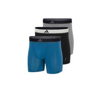 adidas Sportswear Trunks im 3er-Pack mit elastischem Logo-Bund in Hellgrau, Größe S