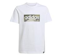 adidas Camo Linear Graphic T-Shirt Jungen JX6871 - white 164
