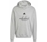 Adidas Brand Love French Terry Kapuzenpullover XL Medium Grey Heather