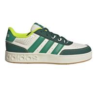 Sneaker ADIDAS SPORTSWEAR "BREAKBASE E KIDS", Gr. 38,5, sanftes weiß, collegiate grün, court grün, Textil, Synthetik, sportlich, Schuhe (45003823-38,5) sanftes weiß, collegiate grün, court grün
