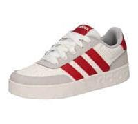 Sneaker ADIDAS SPORTSWEAR "BREAKBASE KIDS", Mädchen, Gr. 39, core weiß, team victory rot, grau two, Synthetik, Textil, Schuhe Sneaker, für Kinder & Jugendliche (63603427-39) core weiß, team victory ro