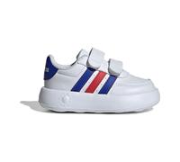 adidas BREAKNET 2.0 CF I,CBLACK/FTWWH FTWWHT/GREEN/GRETWO für Kinder, weiß, Größe 20 EU