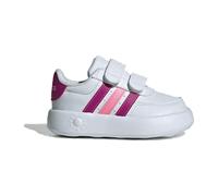 adidas Jungen Unisex Kinder Breaknet 2.0 Kids Tennis Shoes, Cloud White/Lucid Fuchsia/Beam pink, 21 EU