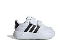adidas BREAKNET 2.0 CF I,CBLACK/FTWWH FTWWHT/GREEN/GRETWO für Kinder, weiß, Größe 22 EU