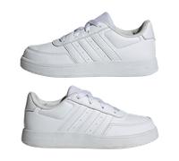 adidas Unisex Kinder Breaknet Lifestyle Court Lace Shoes, Cloud White/Cloud White/Grey one, 29 EU