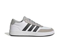 Sneaker ADIDAS SPORTSWEAR "BREAKNET 3.0", Herren, Gr. 43, cloud weiß, grau two, carbon, Leder, Synthetik, Schuhe Sneaker (16416047-43) cloud weiß, grau two, carbon
