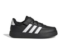 adidas Unisex Kinder Breaknet Lifestyle Court Elastic Lace and Top Strap Shoes, core Black/Cloud White/Cloud White, 28 EU