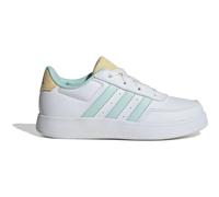Adidas Unisex Kinder Breaknet Lifestyle Court Lace Shoes, Cloud White/semi Flash Aqua/orange Tint, 36 2/3 EU