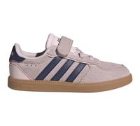 Sneaker ADIDAS SPORTSWEAR "BREAKNET SLEEK KINDER", Mädchen, Gr. 30, clear pink, dunkelblau, gum10, Leder, Synthetik, Schuhe Sneaker, für Kinder & Jugendliche (40000527-30) clear pink, dunkelblau, gum1
