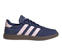 Sneaker ADIDAS SPORTSWEAR "BREAKNET SL R KINDER", Mädchen, Gr. 40, dunkelblau, clear pink, gum5, Leder, Synthetik, Schuhe Sneaker, für Kinder & Jugendliche (56801907-40) dunkelblau, clear pink, g