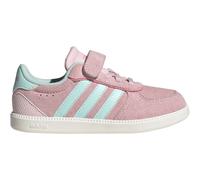 Sneaker ADIDAS SPORTSWEAR "BREAKNET SLEEK KINDER", Mädchen, Gr. 35, clear pink, halo mint, bliss pink, Leder, Schuhe Sneaker, mit Klettverschluss, für Kinder & Jugendliche (88195267-35) clear pink, ha