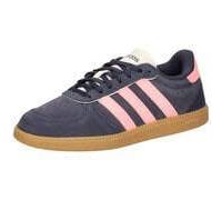 Sneaker ADIDAS SPORTSWEAR "BREAKNET SLEEK", Damen, Gr. 37, blau (shadow navy, pink spark, sanftes weiß), Leder, Synthetik, Schuhe Sneaker (47187304-37) shadow navy, pink spark, sanftes weiß