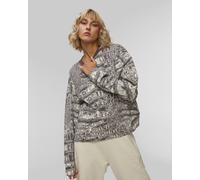 Adidas By Stella Mccartney Damen-sweatshirt Aus Bio-baumwolle Jw4648-almond-milk-smc Beige;Print;Grau S