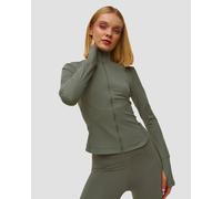 Adidas By Stella Mccartney Truepurpose Midlayer Trainings-sweatshirt Für Damen In Khaki Jw4552-stone-green Grün S