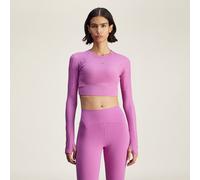 adidas by Stella McCartney TrueStrength Yoga Cropped Longsleeve Semi Pulse Lilac XS