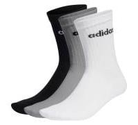 adidas C LIN Crew 3Pack Socken Damen|Herren grau 43