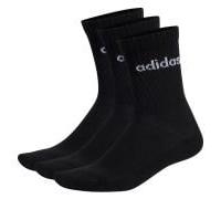adidas C LIN Crew 3Pack Socken Damen|Herren schwarz 46