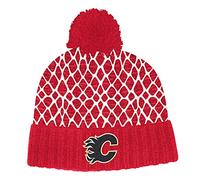 adidas Calgary Flames 2019/20 Culture Cuffed Goal Net NHL Pudelmütze, One Size