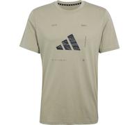 adidas CAMO BADGE OF SPORT TEE Herren-T-Shirt, khaki, größe XXL 2XL